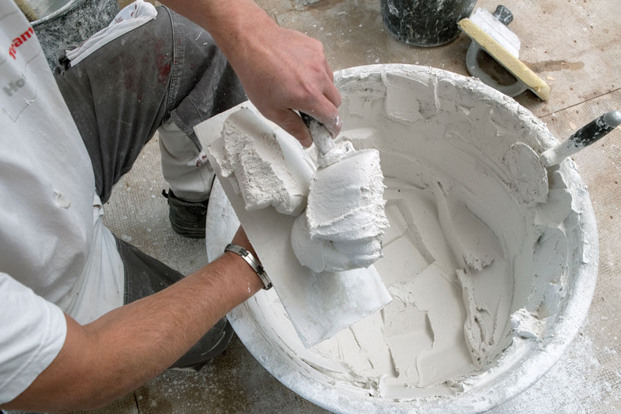 Preparing Plaster
