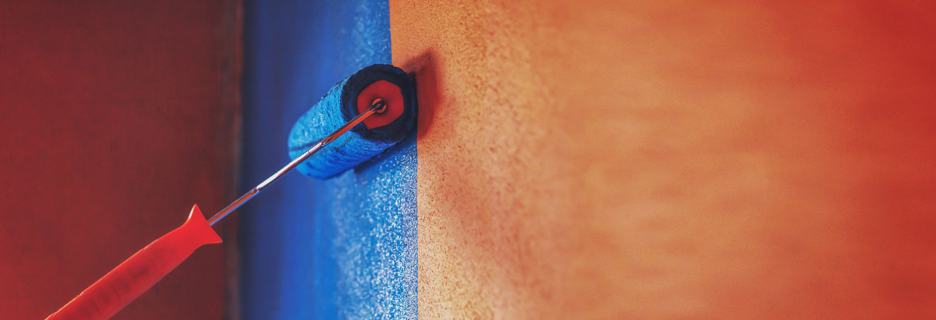 Roller Painting Wall